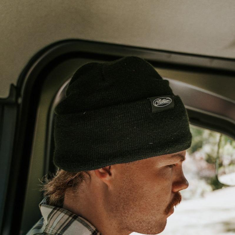 Mathews Knit Beanie Charcoal