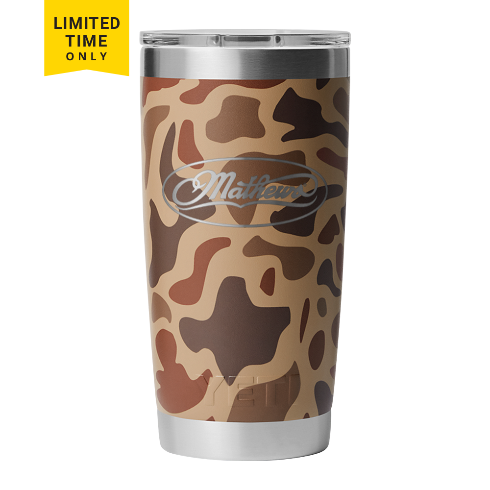 20 oz DuraCoat Rambler - Wetland Camo – Mathews Archery