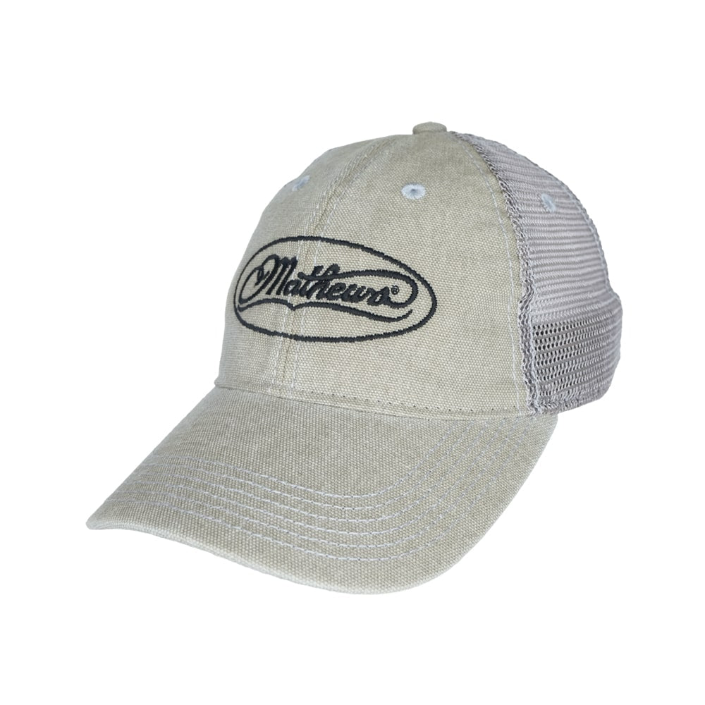 Mathews trucker hat deals